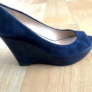 Franco Sarto Peep Toe Wedge 9.0